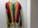 画像1: 70'S FLAG RAINBOW PATTER ALPACA CARDIGAN（虹柄アルパカカーディガン）MADE IN ASTRIA（M位） (1)