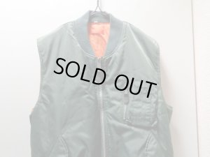 画像3: 90'S MA-1 REVERSIBLE NYLON VEST (MA-1リバーシブル仕様ナイロンベスト)(L)