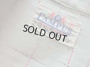 画像4: 50'S CAMPUS KASURI PATTERN COTTON BOX L/S SHIRTS（キャンパス カスリ柄コットンボックス型長袖シャツ）（15-15 1/2）