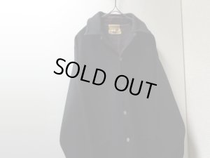 画像4: 50'S Cyrana by Sebastian DESIGN BLACK WOOL KNIT JACKET（デザイン 黒ウールニットジャケット）（L）