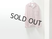 97'S COMME des GARCONS REPEATING PATTERN L/S OPEN COLLAR COTTON SHIRTS（97年製 コム デ ギャルソン 総柄長袖開襟コットンシャツ）MADE IN JAPAN（L位）　