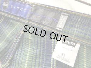 画像4: 90'S Levis silverTab CHECK PATTERN COTTON BAGGY SHORTS（USA製 リーバイス シルバータブ チェック柄コットンバギーショーツ）DEAD STOCK（実寸W34）