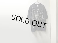 90'S SPIDER WEB PATTERN T-SHIRTS（蜘蛛の巣柄Tシャツ）MADE IN USA（XL）