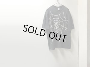画像1: 90'S SPIDER WEB PATTERN T-SHIRTS（蜘蛛の巣柄Tシャツ）MADE IN USA（XL）