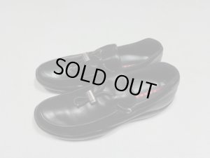 画像1: PRADA LEATHER SLIP-ON（プラダ 本革スリッポン）MADE IN ITALY（US10）