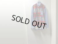 COMME des GARCONS PATCHWORK CHECK PATTERN L/S COTTON SHIRTS（コム デ ギャルソン パッチワークチェック柄仕様 長袖 コットン シャツ）MADE IN FRANCE（M）