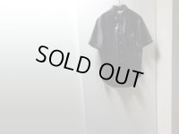 COMME des GARCONS S/S LEATHER SHIRTS（コム デ ギャルソン ボタンダウン仕様 半袖 本革シャツ）MADE IN NETHERLANDS（M）
