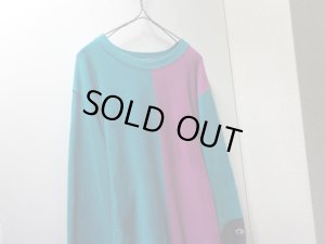画像2: 90'S Champion MULTI COLOR REVERSE WEAVE SWEAT (チャンピオン マルチカラー切替し仕様 リバースウィーブ スウェット)MADE IN USA（L）