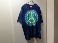 90'S PEACE MARK ＋ TIE DYE T-SHIRTS（ピースマーク ＋ タイダイ染め Tシャツ）MADE IN USA（XL）