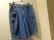 画像2: 90'S Levis L2 INDIGO DENIM BAGGY SHORTS WITH SIDE LINE（リーバイス L2 サイドライン入り インディゴデニム バギー ショーツ）DEAD STOCK（実寸W34）