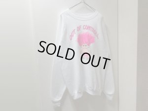 画像1: 92'S TROLL OUT OF CONTROLL CREW-NECK SWEAT（USA製 1992年 トロール アウト オブ コントロール クルーネック仕様 スウェット）ONE WASH（XL）