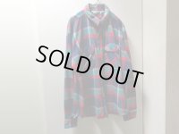 80'S FIVE BROTHER CHECK PATTERN L/S HEAVEY FLANNEL SHIRTS（ファイブブラザー チェック柄 長袖 ヘヴィー フランネル シャツ）MADE IN USA（17- XL-17 1/2）