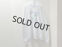 90'S FRUIT OF THE LOOM COLLEGE PRINT SWEAT PARKA（フルーツオブザルーム 3段カレッジプリント入り スウェット パーカー）MADE IN USA（XL）