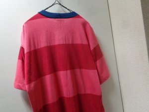 画像8: 90'S BIOTRIBE WIDE BORDER PATTERN T-SHIRTS（バイオトライブ 太ボーダー柄 Tシャツ）MADE IN USA（L）