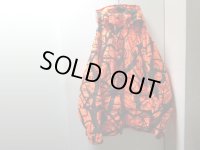 00'S Cabela's TREE CAMO PATTERN FLEECE HOODED JACKET WITH THINSULATE LINER（カベラス シンサレート素材裏地仕様 ツリー迷彩柄 フード付き フリース ジャケット）NON WASH（L-LONG）