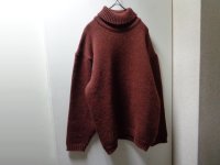 90'S Robbie Read TURTLE NECK LOW-GAUGE WOOL KNIT SWEATER（ロビーリード タートルネック + ローゲージ仕様 ウール ニット セーター）MADE IN ENGLAND（L）