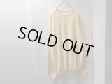 90'S Eddie Bauer MIDDLE-GAUGE COTTON KNIT SWEATER（USA製 エディーバウアー ミドルゲージ仕様 リブ編み コットン ニット セーター）MADE IN USA（L）