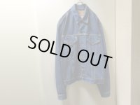 00'S EURO Levis 70500 INDIGO DENIM TRACKER JACKET（ユーロ リーバイス 70500 インディゴデニム トラッカー ジャケット）MADE IN CROATIA（XXL）