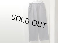 90'S SOLO BAGGY COTTON × POLYESTER PANTS（ソロ 土管型 バギー仕様 コットン × ポリエステル混紡 パンツ）DEAD STOCK（実寸W34 × L32）