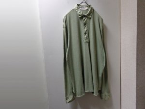 画像1: 00'S RRL L/S COTTON × LINEN KNIT POLO SHIRTS（ダブルアールエル 長袖 コットン × リネン混紡 ニット ポロシャツ）（L）　