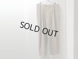 画像1: OLD GIORGIO ARMANI COTTON WIDE SLACKS（ITALY製 オールド ジョルジオアルマーニ コットン ワイド仕様 スラックス）NON WASH（実寸W36 × L28.5）