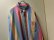 画像2: 90'S RALPH LAUREN BIG POLO MULTI STRIPE PATTERN L/S COTTON SHIRTS（ラルフローレン ビッグポロ マルチストライプ柄 ボタンダウン 長袖 コットン シャツ）裾ロゴ刺繍入り（XL）