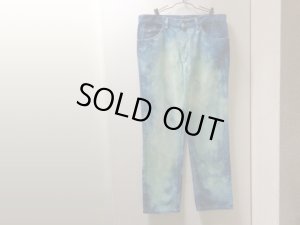 画像1: 90'S Lee 200 INDIGO DENIM PANTS（リー 200 ブリーチ加工 インディゴ デニム パンツ）MADE IN USA（実寸W35 × L30）