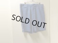 00'S RALPH LAUREN INDIGO DYE LINEN × SILK SHORTS（ラルフローレン インディゴ染め リネン × シルク混紡 ショーツ）DEAD STOCK（実寸W36.5）