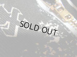 画像7: 90'S PRO PLAYER CHICAGO WHITE SOX REPEATING PATTERN DENIM OVERALL（プロプレイヤー製 シカゴ ホワイトソックス 総柄仕様 デニム オーバーオール）半端丈（W38×L9.5）