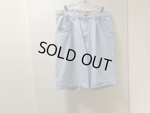 画像1: 90'S Levis silverTab LOOSE FIT INDIGO DENIM SHORTS（リーバイス シルバータブ ルーズフィット インディゴ デニム ショーツ）MADE IN USA（実寸W34）