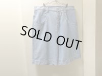 90'S JNCO TWIN CANNON BAGGY BLACK DENIM SHORTS（ジンコ ツインキャノン 土管型 バギー仕様 インディゴデニム ショーツ）DEAD STOCK（実寸W40）