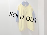 90'S RALPH LAUREN HALF ZIP BICOLOR S/S NYLON JACKET（ラルフローレン ハーフジップ仕様 バイカラー切替し 半袖 ナイロン ジャケット）（L）