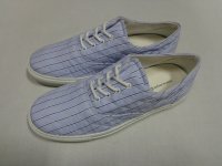 NEW COMME des GARCONS MULTI STRIPE PATTERN QUILTING COTTON DECK SNEAKER（新品 コムデギャルソン マルチストライプ柄 キルティングコットン デッキスニーカー）MADE IN PORTUGAL（US9）