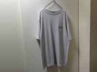 90'S NO FEAR BORDER PATTERN T-SHIRTS（ノーフィア 刺繍ロゴ入り ボーダー柄 Tシャツ）MADE IN USA（L）