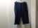 画像1: 90'S OLD STUSSY COTTON × POLYESTER CROPPED PANTS（オールド ステューシー コットン × ポリエステル混紡 クロップド パンツ）紺タグ（実寸 最大W33 × L18.5） (1)