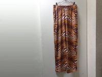 90'S ZUBAZ REPEATING PATTERNE COTTON × POLYESTER EASY PANTS WITH POCKET（ズバズ 総柄仕様 コットン × ポリエステル混紡 イージーパンツ）NON WASH（L）