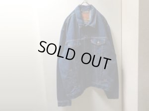 画像1: 90'S Levis 71506-0216 INDIGO DENIM TRACKER JACKET（リーバイス 71506-0216 インディゴデニム トラッカー ジャケット）MADE IN USA（48）