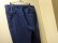 画像10: 70'S UNKNOWN INDIGO DENIM WIDE SLACKS（インディゴデニム ワイド仕様 スラックス）アルミ製42TALONジップ付き（実寸W34 × L29）