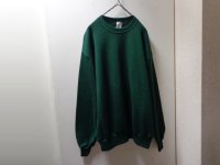 80'S JERZEES CREW-NECK PLAIN SWEAT（USA製 ジャージーズ クルーネック仕様 無地 スウェット）DEAD STOCK（L）