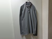 LANVIN L/S KANOKO POLO SHIRTS（ランバン 長袖 鹿の子素材 ポロシャツ）MADE IN ITALY（XL）