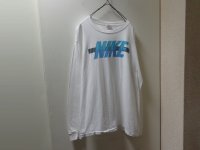 90'S NIKE L/S T-SHIRTS（ナイキ 銀タグ ロゴプリント 長袖Tシャツ）MADE IN USA（L）