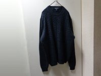 90'S BROOKS BROTHERS WOOL × CASHMERE CABLE KNIT SWEATER（ブルックスブラザーズ ウール × カシミア 縄編み仕様 セーター）（XL）