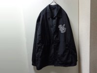 23'S Y-3 YOUJI YAMAMOTO NYLON COACH JACKET（2023年製 Y-3 ヨウジヤマモト チェーン刺繍ロゴ入り ナイロン コーチジャケット）（L）