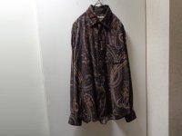 00'S MASON'S PAISLEY PATTERN L/S CORDUROY SHIRTS（メイソンズ ペイズリー柄仕様 長袖 コーデュロイ シャツ）MADE IN ITALY（M）