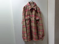 70'S FROSTPROOF CHECK PATTERN L/S HEAVEY FLANNEL SHIRTS（フロストプルーフ チェック柄 長袖 ヘヴィー フランネル シャツ）（17 1/2）