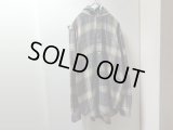 00'S RALPH LAUREN CHECK PATTERN L/S FLANNEL SHIRTS WITH HOODED（ラルフローレン スウェットフード付き チェック柄 長袖 フランネルシャツ）（M）