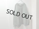 80'S Schottenladen CREW-NECK LOW GAUGE WOOL KNIT SWEATER（クルーネック仕様 マルチネップ入り ローゲージ ウール ニット セーター）MADE IN BRITAIN（XL）