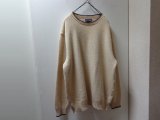 90'S LAND'S END MIDDLE-GAUGE WOOL × NYLON SWEATER（ランズエンド ミドルゲージ仕様 ウール × ナイロン混紡 セーター）MADE IN USA（L）