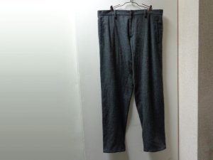 画像1: EMPORI ARMANI WOOL PANTS（エンポリオアルマーニ 縮絨ウール パンツ）MADE IN ITALY（実寸W37 × L32）