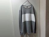 17'S Acne Studios BORDER PATTERN CREW-NECK SWEAT WITH POCKET（2017年製 アクネ ストゥディオズ ボーダー柄 クルーネック仕様 スウェット）MADE IN PORTUGAL（XL）